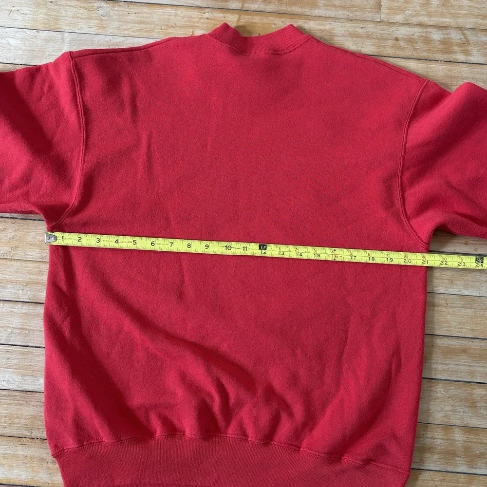 VTG 80s Rudolph Red-Nosed Reindeer Christmas Crewneck Sweatshirt Size L USA